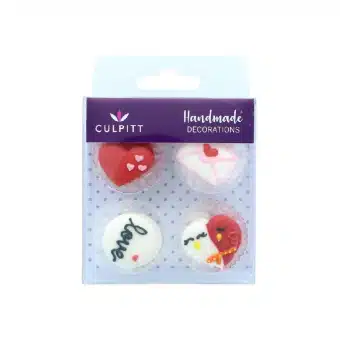 Culpitt suikerdecoratie liefde pk/12 bij cake, bake & love 5 Culpitt suikerdecoratie liefde pk/12