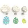 Easter egg big size plunger cutter set 3 bij cake, bake & love 3