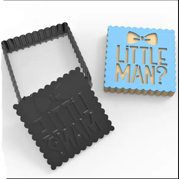 Cookie cutter & impression little man? Bij cake, bake & love 5 Cookie cutter & impression little man?