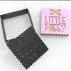 Cookie cutter & impression little miss? Bij cake, bake & love 3