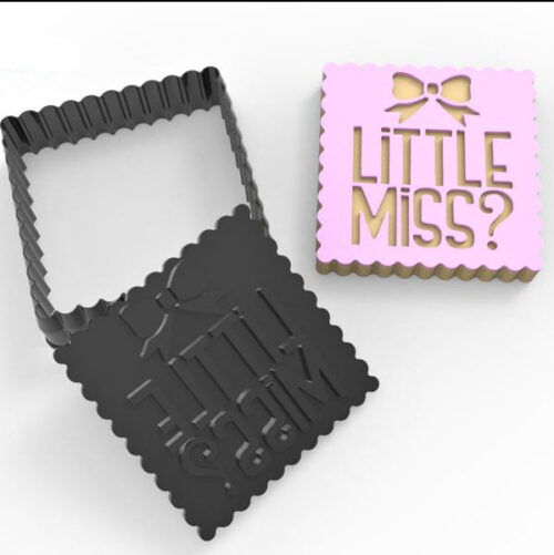 Cookie cutter & impression little miss? Bij cake, bake & love 5