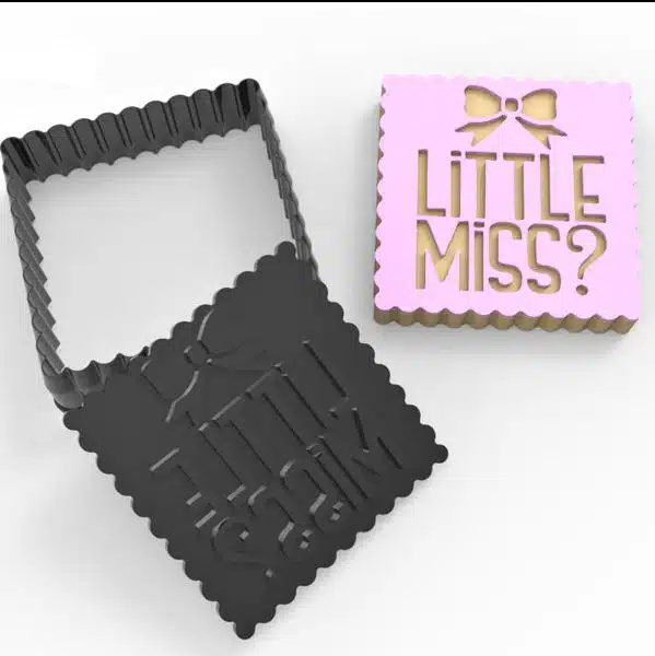 Cookie cutter & impression little miss? Bij cake, bake & love 5 Cookie cutter & impression little miss?
