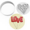 Cookie cutter & impression love balloons bij cake, bake & love 3