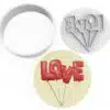 Cookie cutter & impression love balloons bij cake, bake & love 4 Cookie cutter & impression love balloons bij cake, bake & love 3