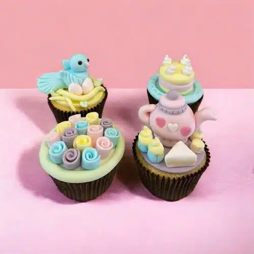 Moederdag cupcakes pakket + stap-voor-stap instructiefilmpje
