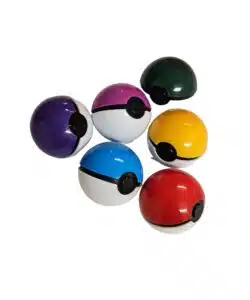 Cupcaketopper Pokemon balletjes mixed 6 stuks