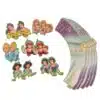 Prinsessen cupcake wrapper + poppetjes set 12 bij cake, bake & love 1