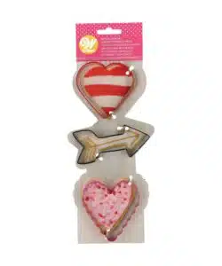 Wilton Metalen Koekjes Uitsteker Valentijn Set/3