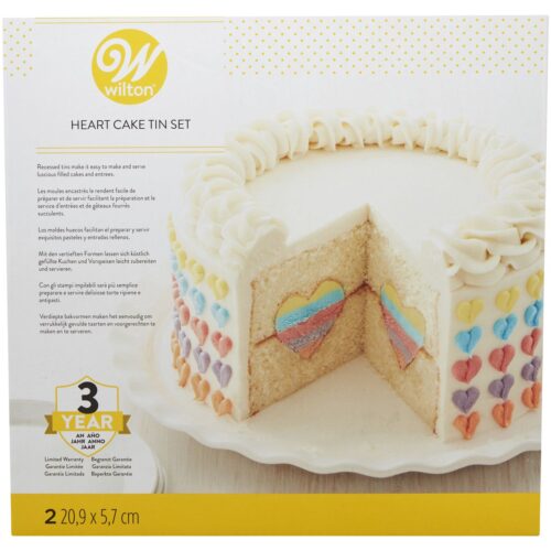 Wilton heart tasty-fill pan set bij cake, bake & love 5