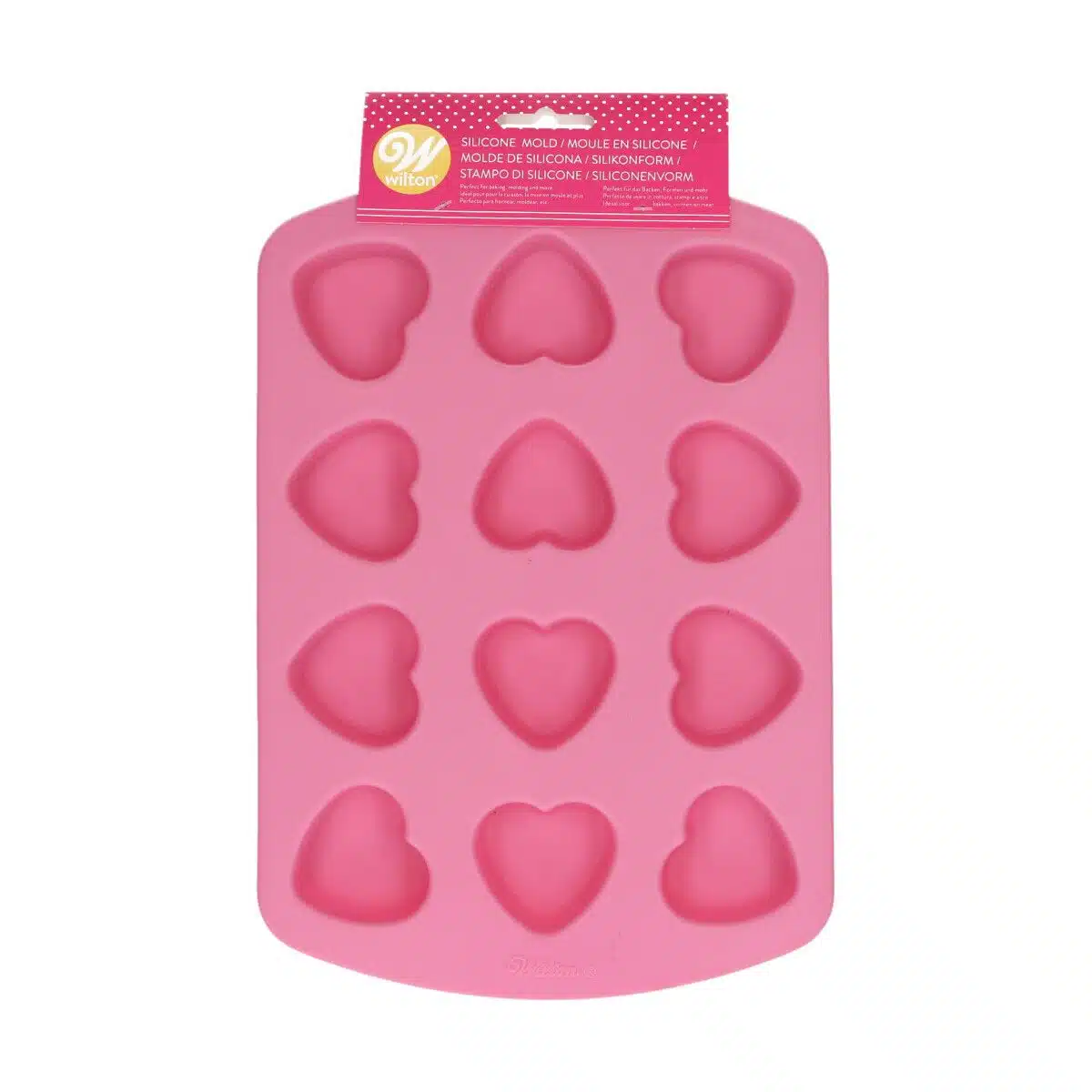 Wilton siliconen traktatie mould hart bij cake, bake & love 5 Wilton siliconen traktatie mould hart