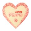 Chocolade hart liefste mamma 7,5 cm 2 stuks bij cake, bake & love 3