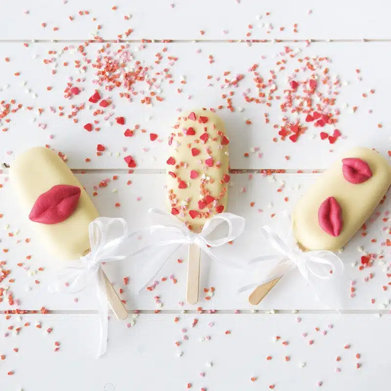 Suikerdecoratie mondjes 8 stuks bij cake, bake & love 6 Suikerdecoratie mondjes 8 stuks - afbeelding 2