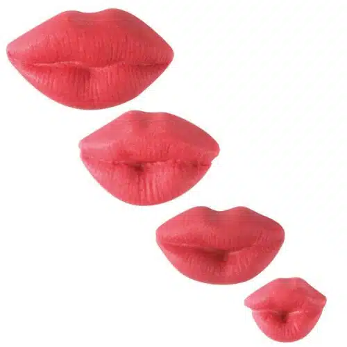 Suikerdecoratie mondjes 8 stuks