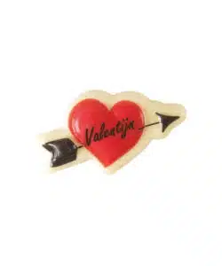 Chocolade Hart met Pijl 8 stuks