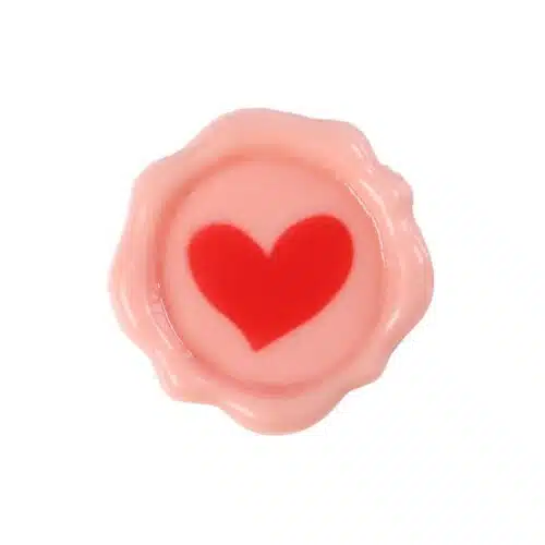 Chocolade zegels valentijn 12 stuks
