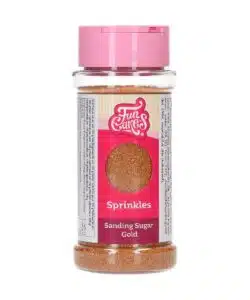 FunCakes Sanding Sugar 80g - Goud