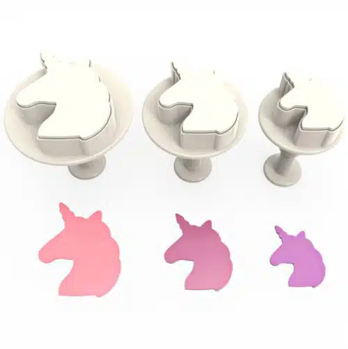 Unicorns big size plunger cutter set 3