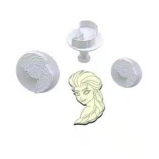 Frozen big size plunger cutter set 3 bij cake, bake & love 5 Frozen big size plunger cutter set 3