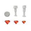 Superman mini plunger cutter set 3 bij cake, bake & love 1