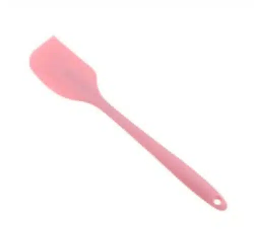 Siliconen spatel roze large 28 cm