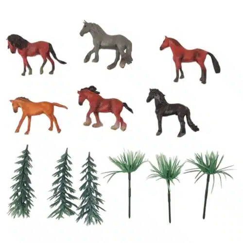 Taartdecoratie set paarden