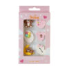 Suikerdecoraties baby girl 6 stuks bij cake, bake & love 1