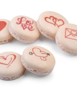 Macaron schelpen amore kant-en-klaar 12/st bij cake, bake & love 9