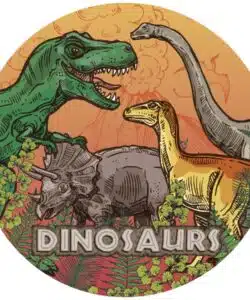 Eetbare Ouwel Disc Dino's 21 cm