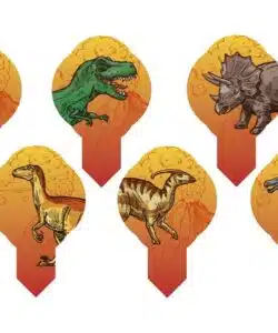 Ouwel Cupcake Prikkers Dino's pk/24