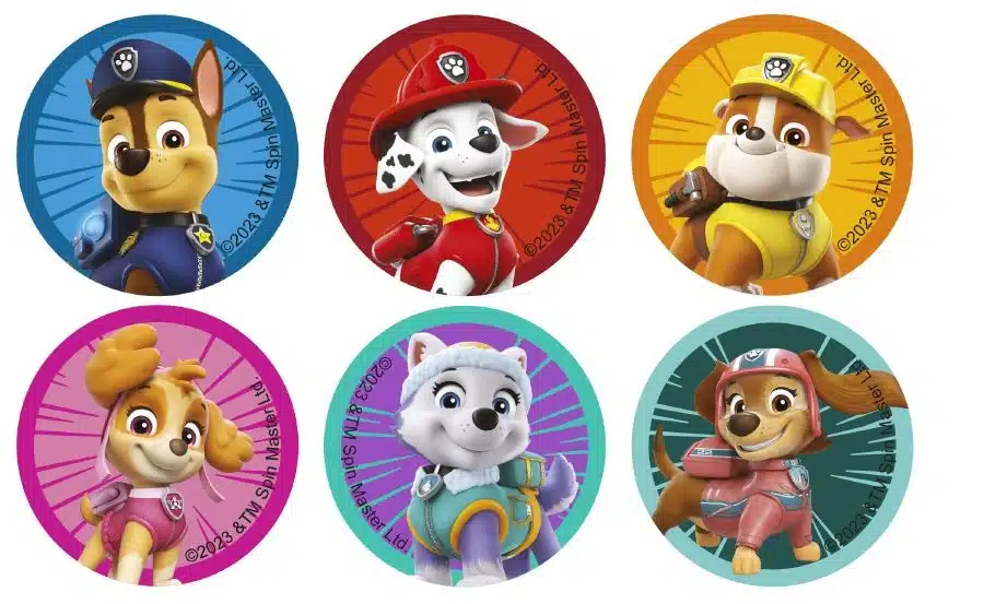 Ouwel koekjes prints paw patrol bij cake, bake & love 5 Ouwel koekjes prints paw patrol