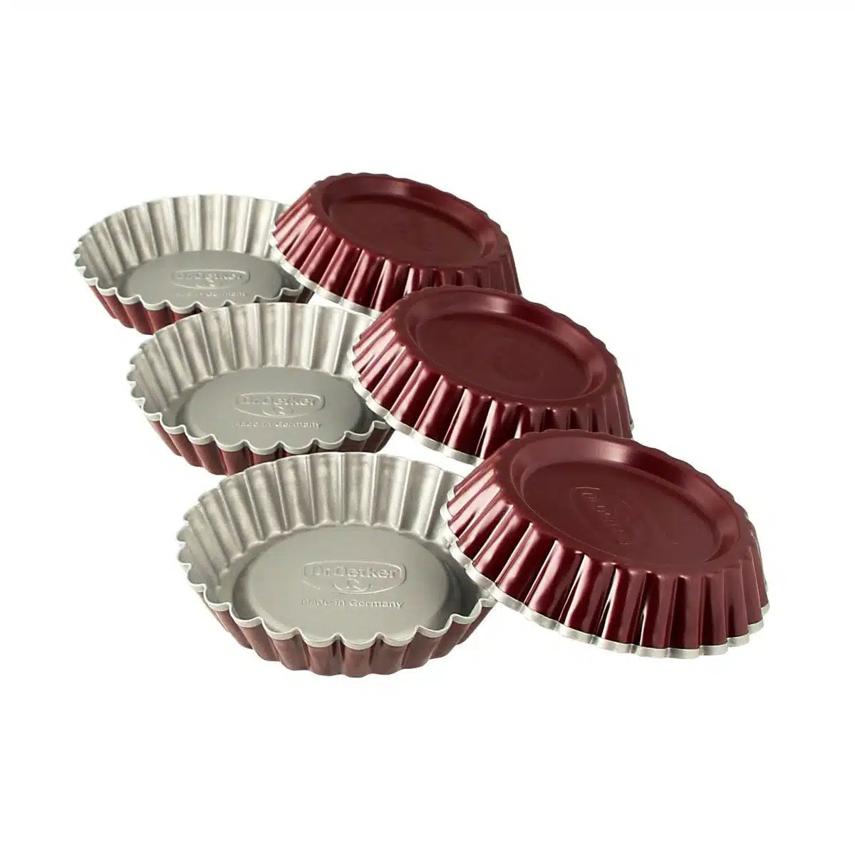 Dr. Oetker tartlet pans ø10 cm set/6 bij cake, bake & love 7 Dr. Oetker tartlet pans ø10 cm set/6 - afbeelding 3
