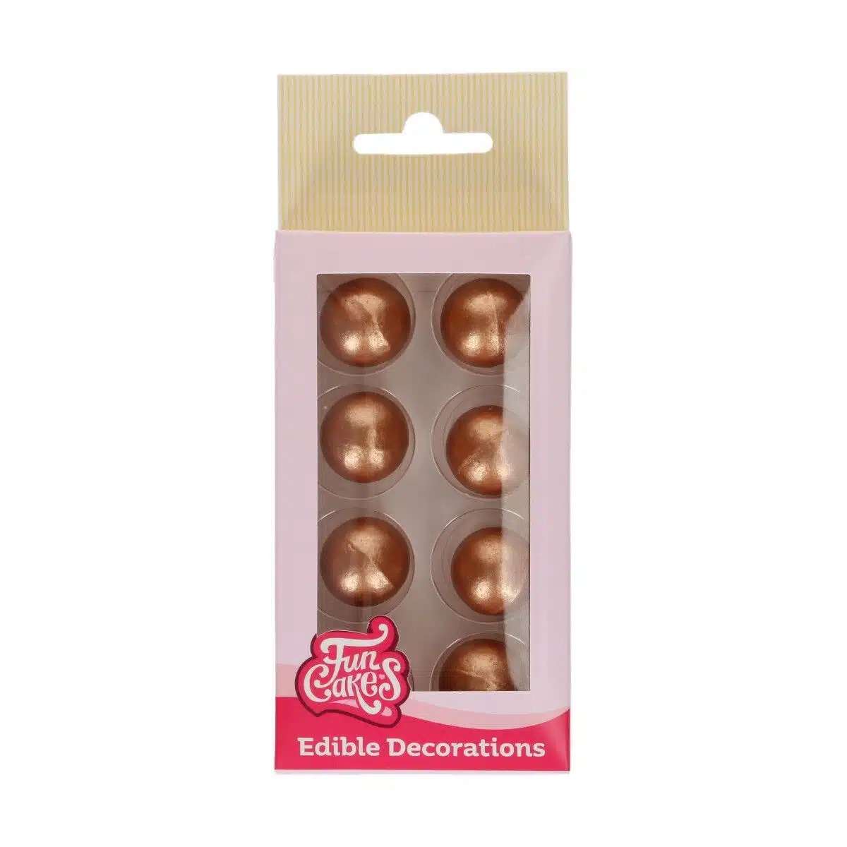 Funcakes chocolate balls bronze set/8 bij cake, bake & love 5 Funcakes chocolate balls bronze set/8