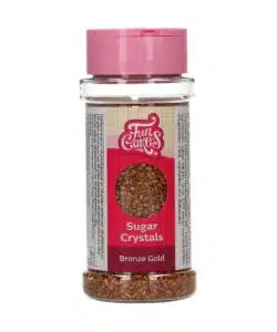 FunCakes Sugar Crystals Brons Goud 80 g
