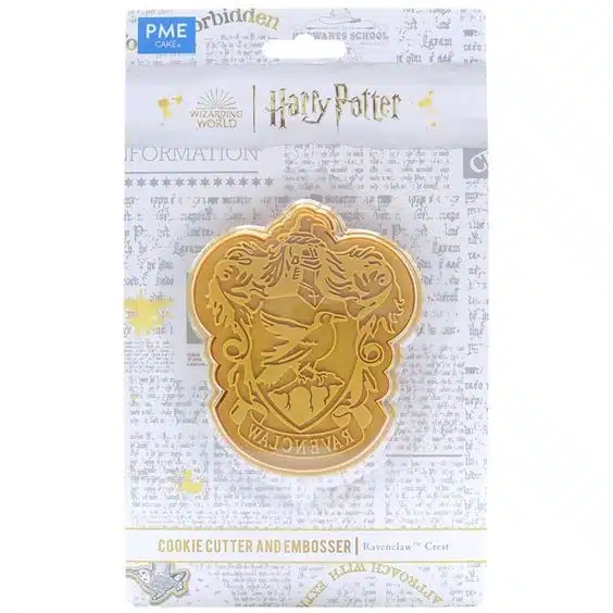 Pme cookie cutter & embosser - ravenclaw house bij cake, bake & love 5 Pme cookie cutter & embosser - ravenclaw house