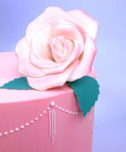 Pme white sugar rose 90mm bij cake, bake & love 9