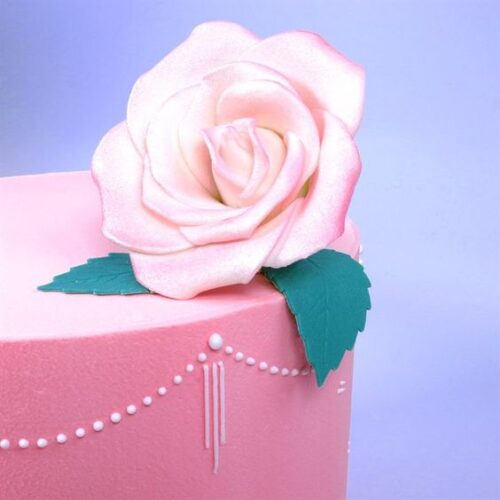 Pme white sugar rose 90mm bij cake, bake & love 7