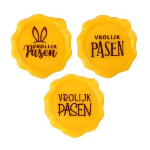 Chocolade lakzegels pasen 10 stuks