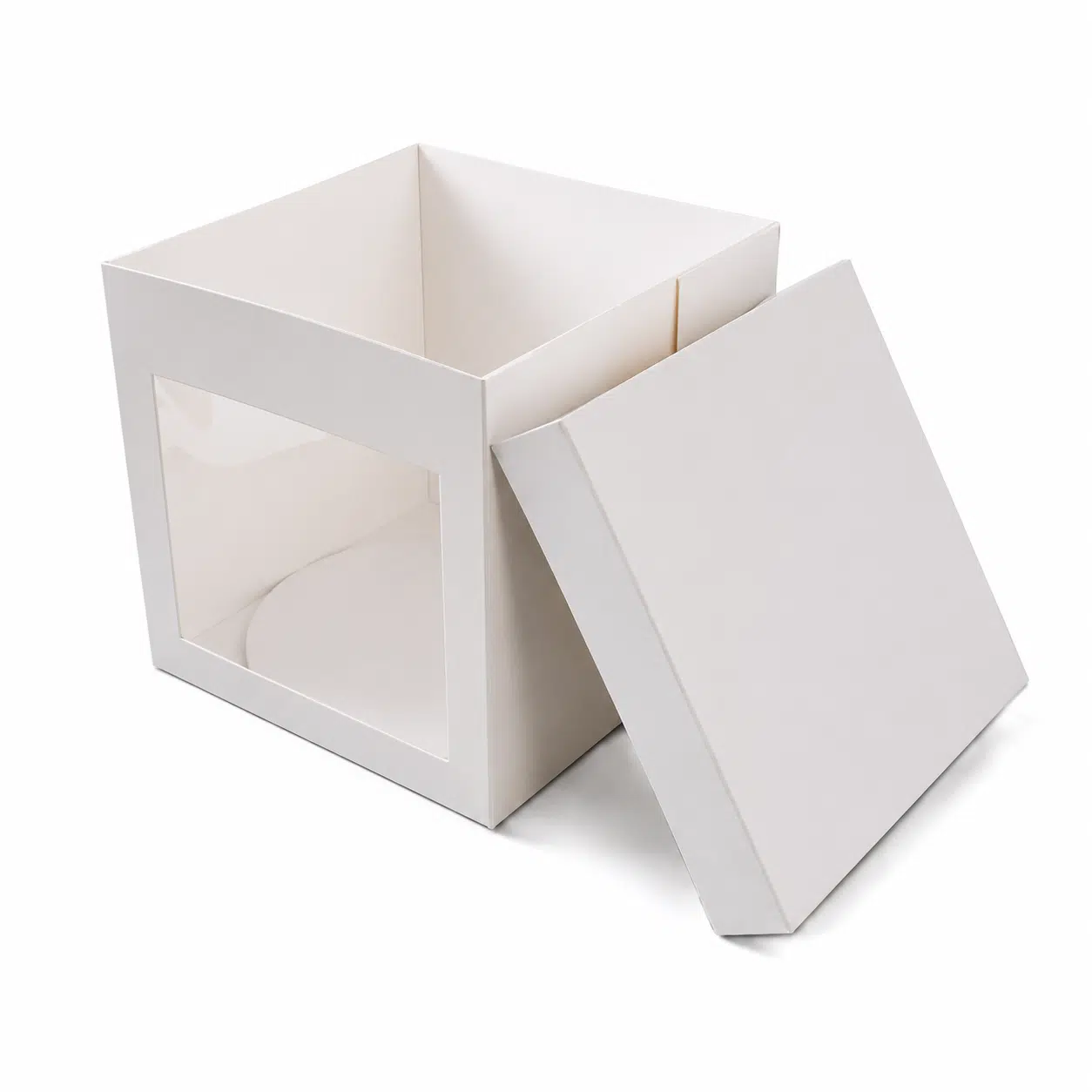 Taartdoos 25,4 x 25,4 x 25,4 cm + cakeboard 25 cm wit bij cake, bake & love 6 Taartdoos 25,4 x 25,4 x 25,4 cm + cakeboard 25 cm wit - afbeelding 2