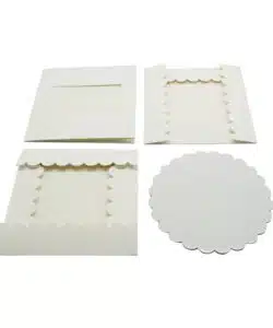 Alternative view of Taartdoos 20,3 x 20,3 x 20,3 cm + Cakeboard 20 cm wit