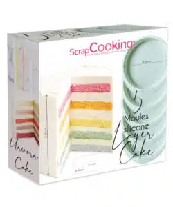 ScrapCooking Silicone Layer Cake Mould set 5