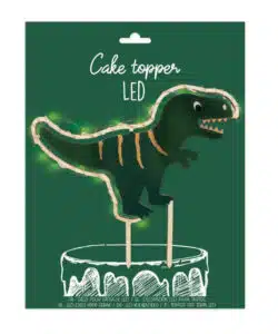 ScrapCooking Caketopper Dino met lichtjes