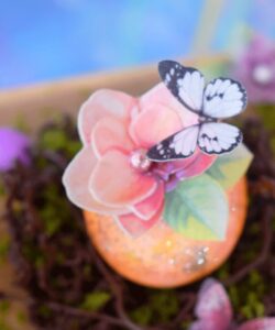 Crystal candy edible butterflies - miniature butterflies bij cake, bake & love 9