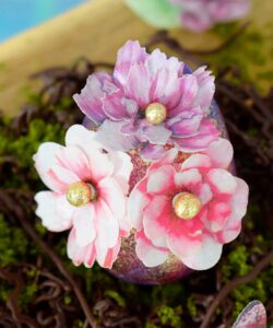 Crystal candy edible decorations - mini flowers wild bij cake, bake & love 11