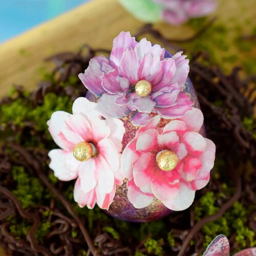 Crystal candy edible decorations - mini flowers wild bij cake, bake & love 7