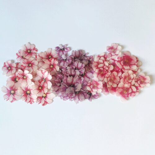 Crystal candy edible decorations - mini flowers wild bij cake, bake & love 5