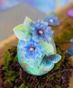 Crystal candy edible decorations - mini flowers spring bij cake, bake & love 13