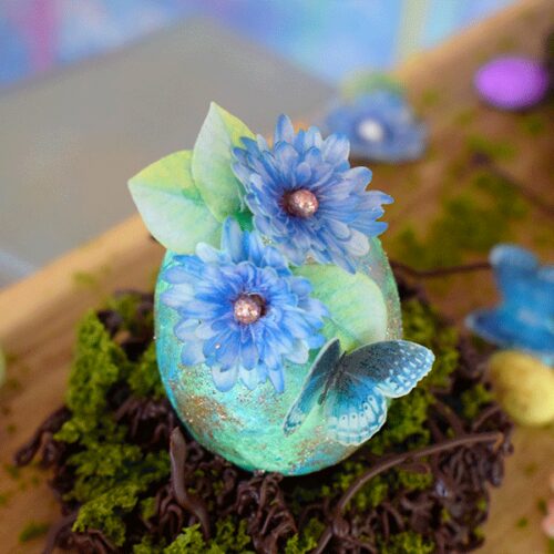 Crystal candy edible decorations - mini flowers spring bij cake, bake & love 9