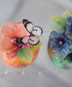 Crystal candy edible decorations - mini flowers tropical bij cake, bake & love 9