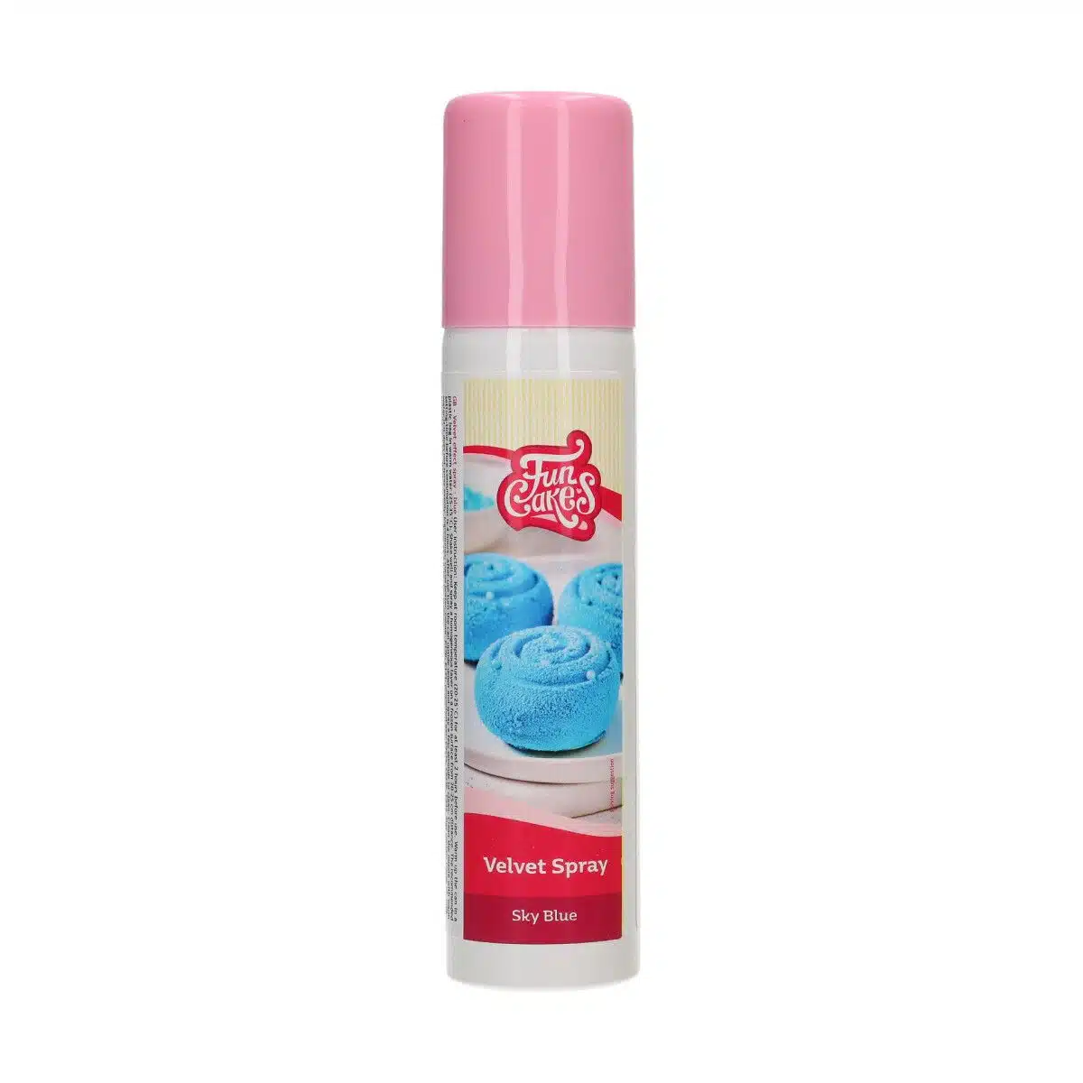 Funcakes fluwelen spray hemelsblauw 100 ml bij cake, bake & love 5 Funcakes fluwelen spray hemelsblauw 100 ml