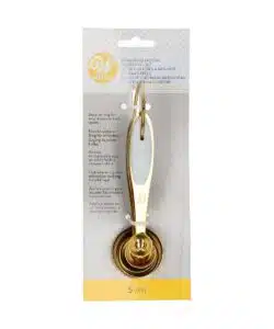 Wilton gouden metalen maatlepels 5 stuks bij cake, bake & love 12 Wilton gouden metalen maatlepels 5 stuks bij cake, bake & love 11